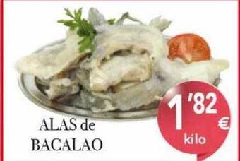 Congelados Copos Alas de bacalao oferta
