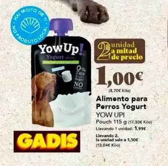 Gadis Alimento para perros yogurt yow up! oferta