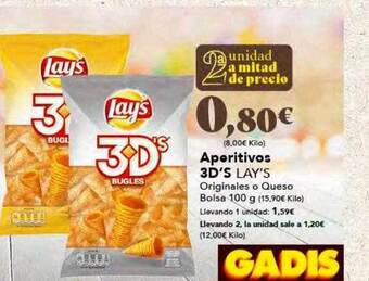 Gadis Aperitivos 3d's lay's oferta