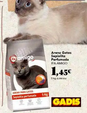 Gadis Arena gatos sepiolita perfumada ifa amigo oferta