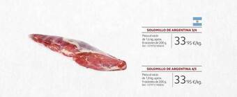 Makro Solomillo de argentina oferta