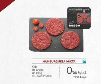 Makro Hamburguesa mixta oferta
