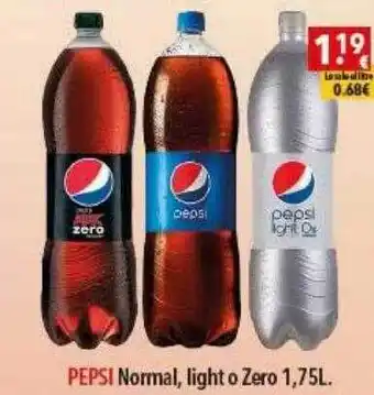 Supermercados Extremadura Pepsi normal light o zero oferta