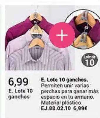 Venca Lote 10 ganchos oferta