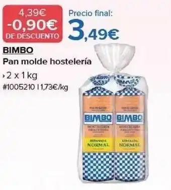 Costco Bimbo pan molde hostelería oferta
