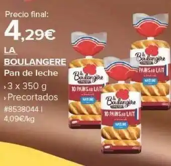 Costco Pan de leche la boulangère oferta