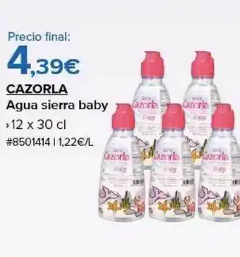 Costco Agua sierra baby cazorla oferta