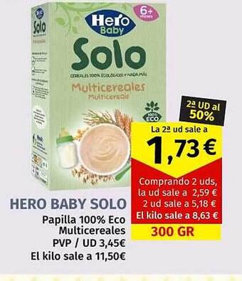 Maskom Supermercados Hero baby solo oferta