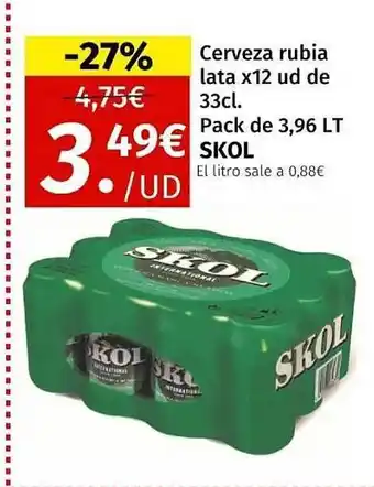 Maskom Supermercados Skol oferta