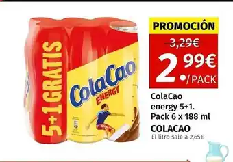 Colacao energy colacao