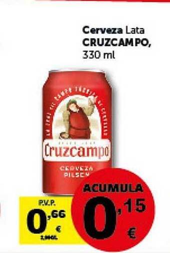 Masymas Cerveza lata cruzcampo oferta