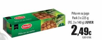 Spar Tenerife Piña en su jugo pack 3 juver oferta
