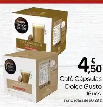 Supermercados El Jamón Café cápsulas dolce gusto oferta