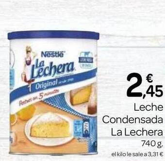 Supermercados El Jamón Leche condensada la lechera oferta