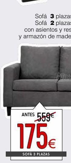 Atrapamuebles Sofás 3 plazas oferta