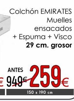 Atrapamuebles Colchones oferta