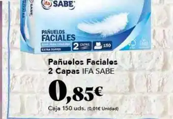 Gadis Pañuelos faciales 2 capas ifa sabe oferta
