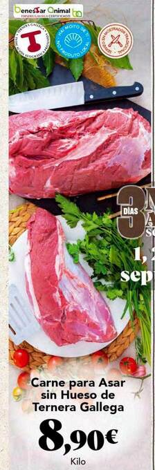 Gadis Carne para asar sin hueso de ternera gallega oferta