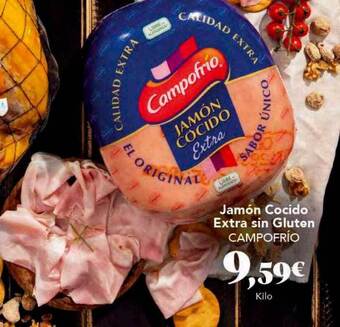 Gadis Jamón cocido extra sin gluten campofrío oferta