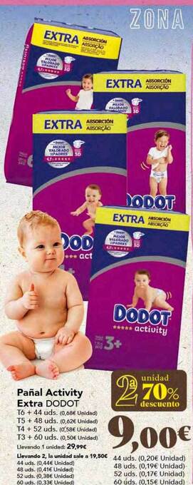 Gadis Pañal activity extra dodot oferta