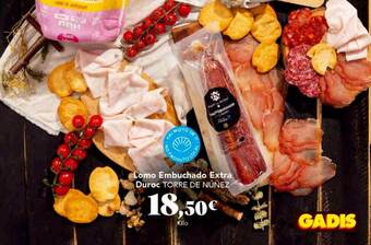 Gadis Lomo embuchado extra duroc torre de núnez oferta