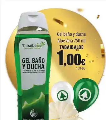 SPAR Gel baño y ducha aloe vera tabaibaloe oferta