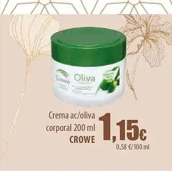 SPAR Crema ac-oliva corporal crowe oferta