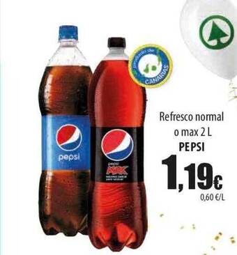 SPAR Lanzarote Refresco normal o max pepsi oferta