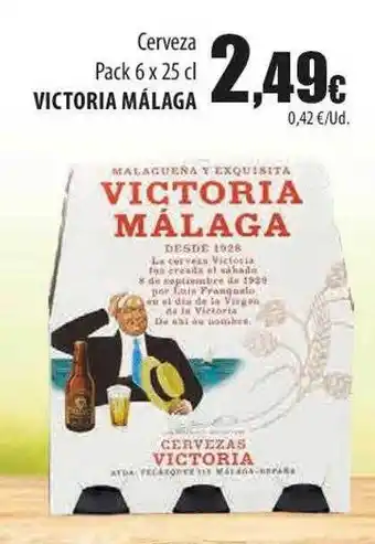 SPAR Lanzarote Cerveza pack victoria málaga oferta