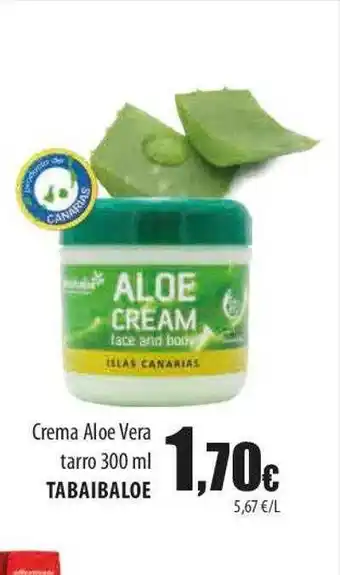 SPAR Lanzarote Crema aloe vera tarro tabaibaloe oferta