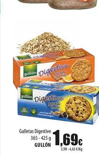 SPAR Galletas digestive gullón oferta