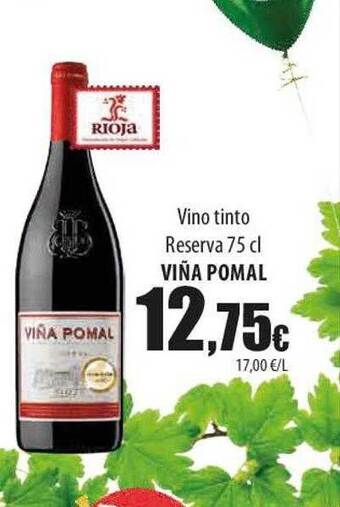 SPAR Lanzarote Vino tinto reserva viña pomal oferta