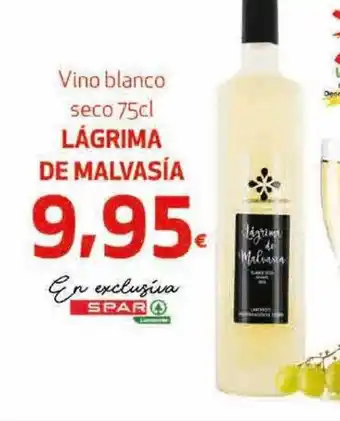 SPAR Lanzarote Vino blanco seco lágrima de malvasía oferta