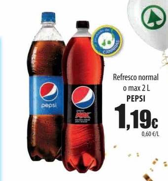 Spar Tenerife Refresco normal o max pepsi oferta