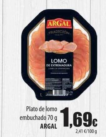 Spar Tenerife Plato de lomo embuchado argal oferta