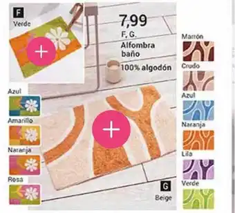 Venca Alfombra baño 100% algodón oferta