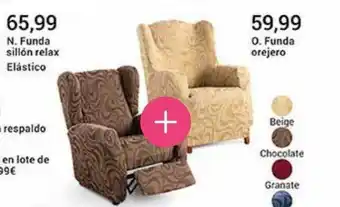 Venca Funda sillón relax funda orejero oferta