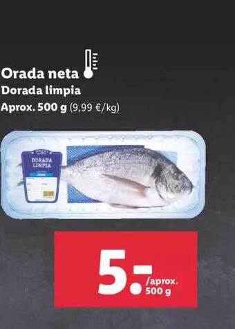 Lidl Dorada limpia oferta