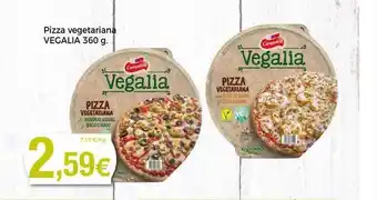 Supermercats Jespac Pizza vegetariana vegalia oferta