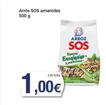 Supermercats Jespac Arròs sos amanides oferta