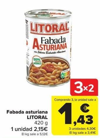 Carrefour Fabada asturiana litoral oferta