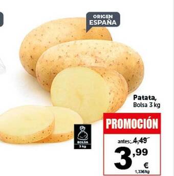Masymas Patata oferta