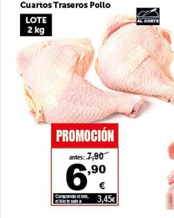 Masymas Cuartos traseros pollo oferta