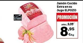 Masymas Jamón cocido extra en su jugo elpozo oferta