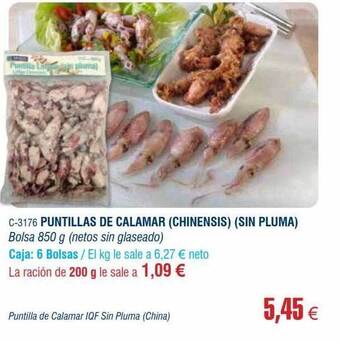 Abordo Puntillas de calamar oferta
