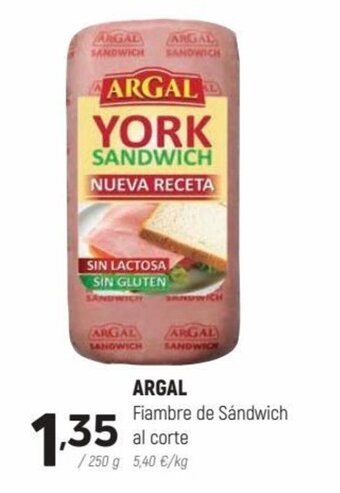 Coviran Argal Fiambre de Sàndwich al Corte oferta