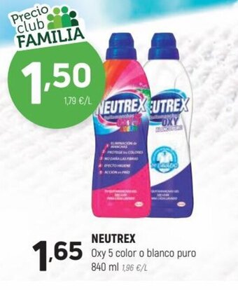 Coviran Neutrex Oxy 5 Color o Blanco Puro oferta