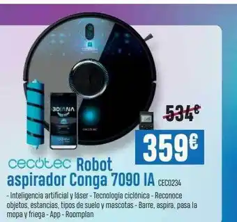Beep Cecotec robot aspirado conga 7090 ia oferta