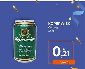 CashDiplo Koperwiek cerveza oferta