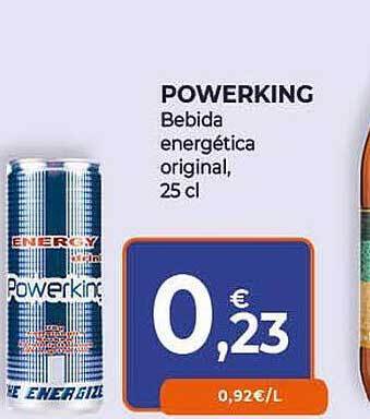 CashDiplo Powerking bebida energética original oferta